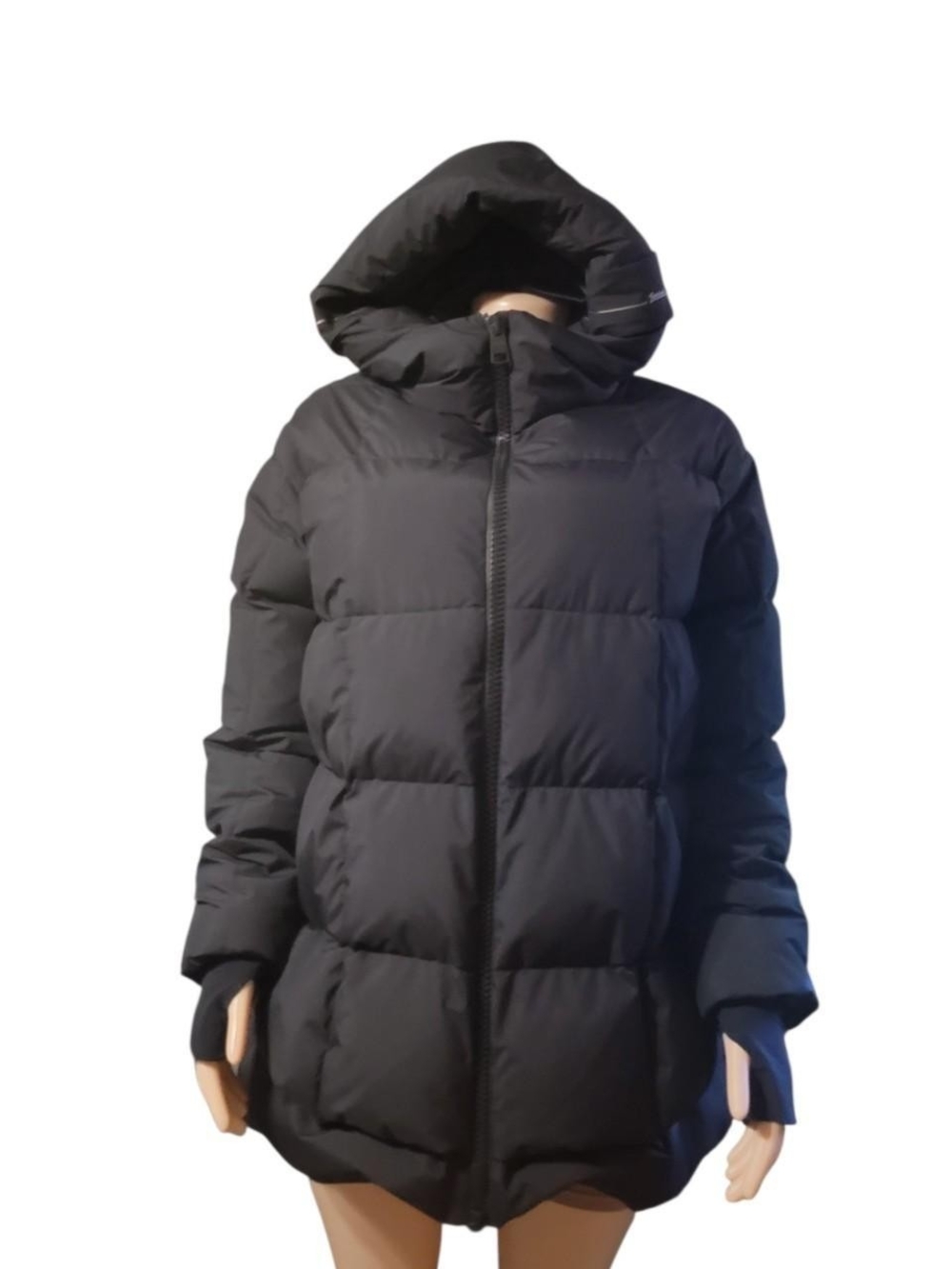 Herno Black Quilted Hooded Puffer Jacket
